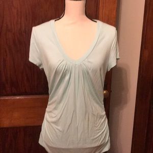 Rouched rayon top